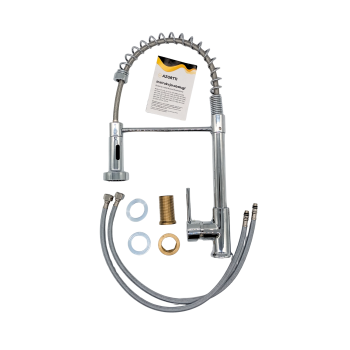 Bateria Kuchenna Wysoka Chromowana Azortti AZT123(S) zestaw